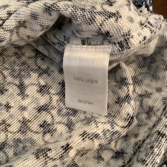 J Jill Love Linen Pullover V-neck Top Size Small - Picture 10 of 10